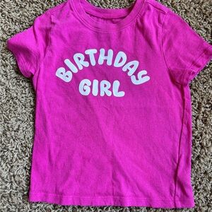 Old Navy Pink 'Birthday Girl' Tee